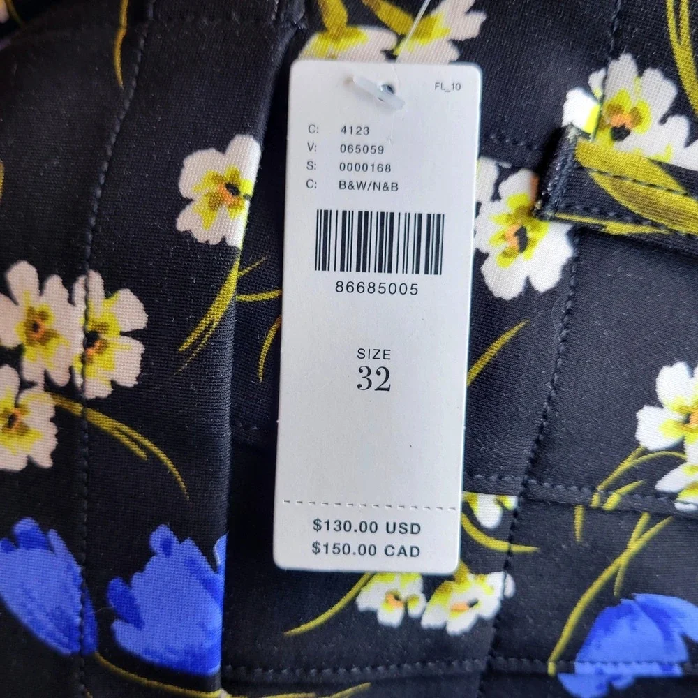 Anthropologie Maeve The Colette Floral Wide Leg Crop Pants 32 NWT Boho Summer